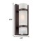 Homeroots 9.75 x 4.25 x 4 in. Apollo 1-Light Architectural Bronze Wall Sconce 398546 - alternate 2